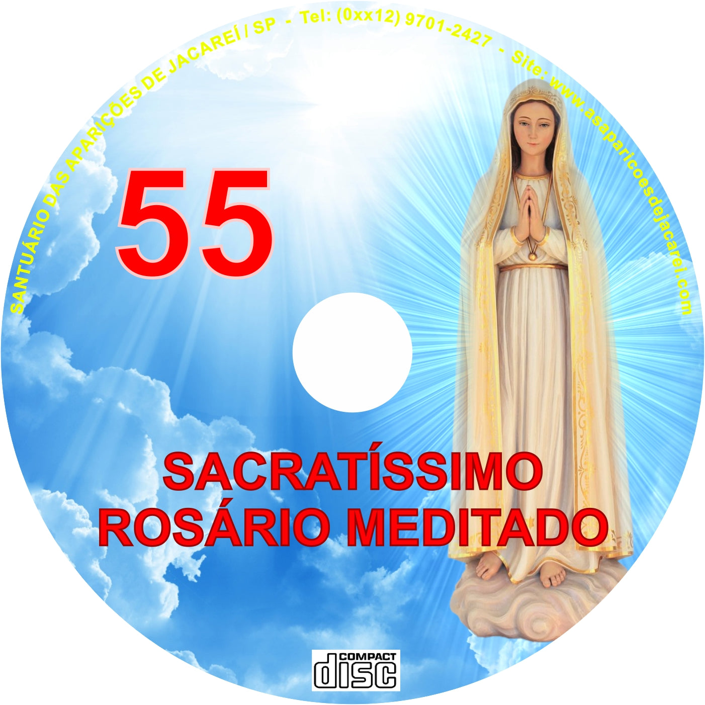 CD Rosário Meditado 055 CD Rosário Meditado 055